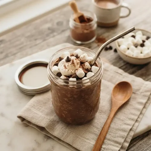 Protein Hot Chocolate Overnight Oats 5 Protein Hot Chocolate Overnight Oats