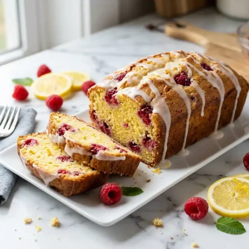 Raspberry Lemon Loaf Cake 5 Raspberry Lemon Loaf Cake