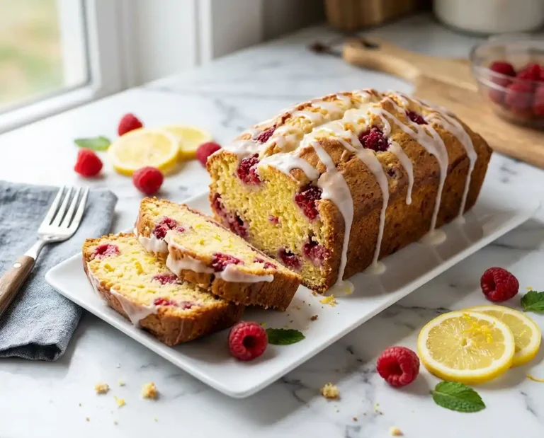 Raspberry Lemon Loaf Cake