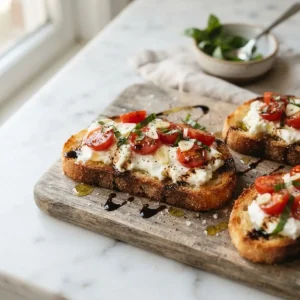 Tomato Burrata Toast Board RECIPE