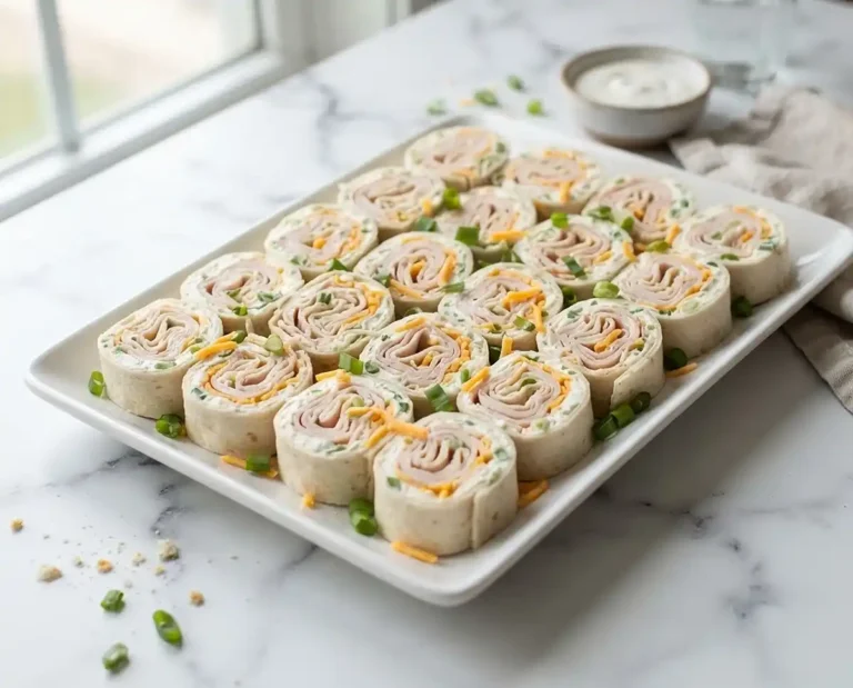Turkey Cheddar Ranch Pinwheels