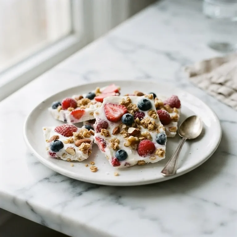 Vanilla Greek Yogurt Recovery Bark