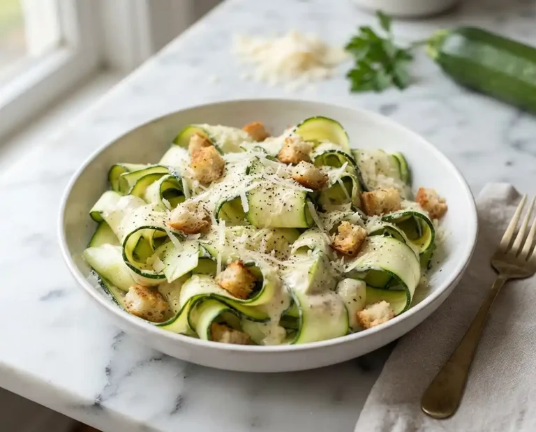 Taste with Purpose 12 Zucchini Ribbon Caesar Salad