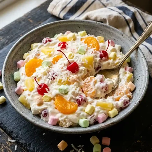 Ambrosia Salad Recipe (So Creamy!) 2 ambrosia salad recipe