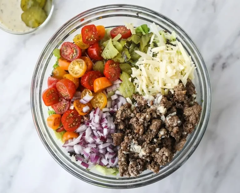 chopped cheeseburger salad​