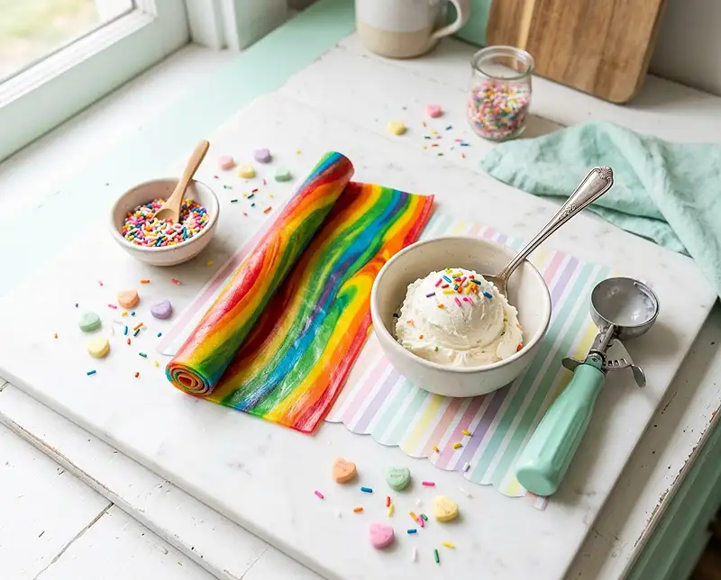 fruit roll up ice cream trend​ Ingredients