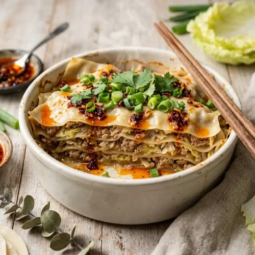 napa soup dumpling lasagna​