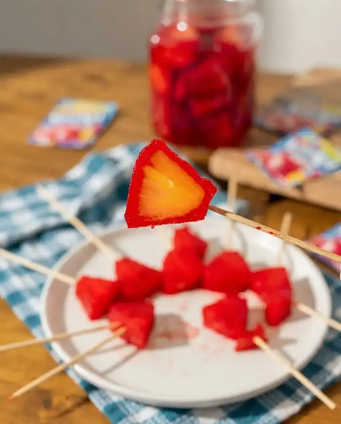 pineapple spears in kool aid​
