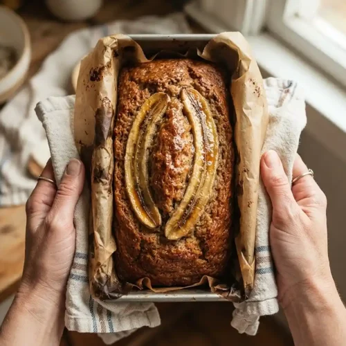 simple eggless banana bread recipe​