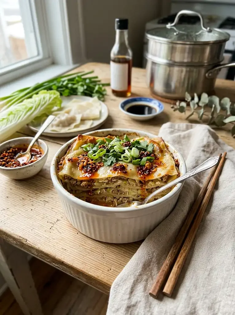 soup dumpling lasagna recipe​