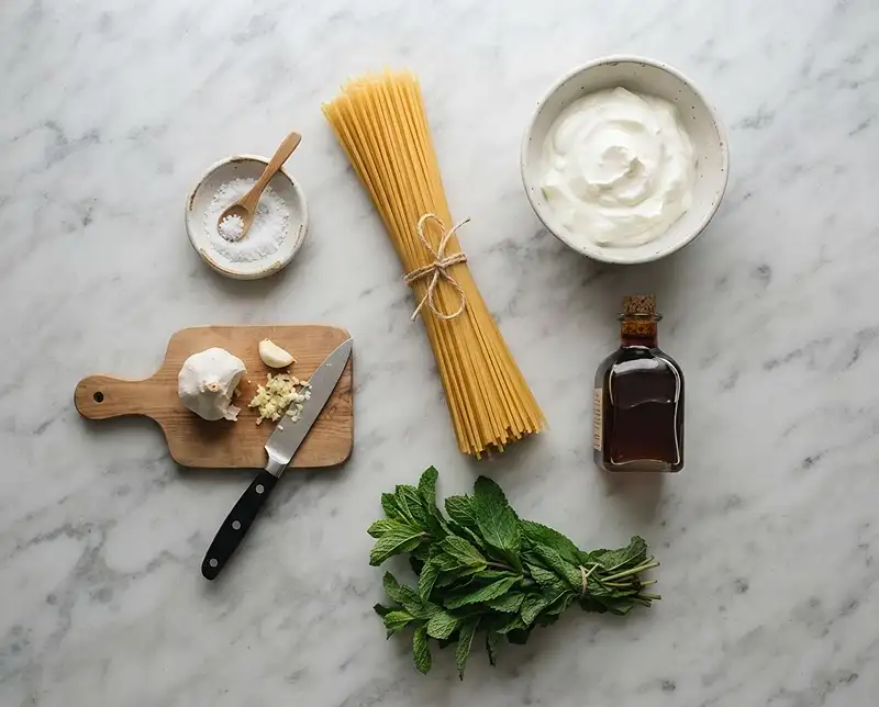 yogurt noodles recipe​ Ingredients