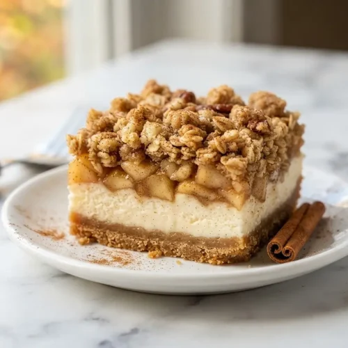 Apple Crisp Cheesecake Bars 5 Apple Crisp Cheesecake Bars