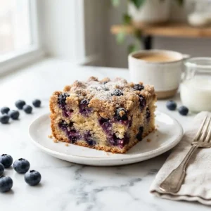 Blueberry Muffin Crumb Cake