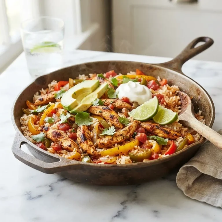 Chicken Fajita Rice Skillet