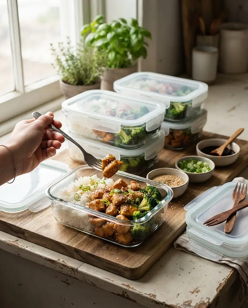 Chicken Teriyaki Rice Bowl Meal Prep 4 Chicken Teriyaki Rice Bowl Meal Prep RECIPE