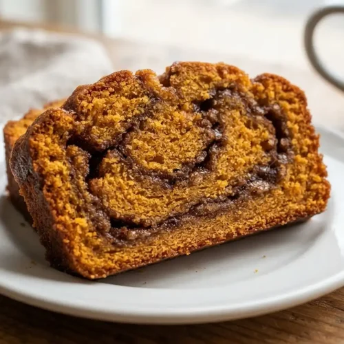 Classic Cinnamon Swirl Pumpkin Bread