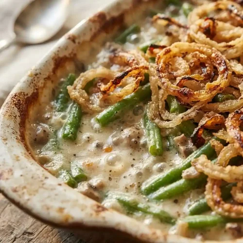 Classic Green Bean Casserole from Scratch 2 Classic Green Bean Casserole from Scratch