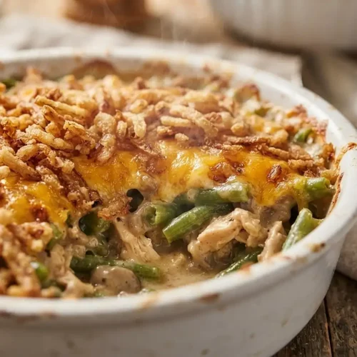 Green Bean Chicken Casserole 2 Creamy Green Bean Chicken Casserole