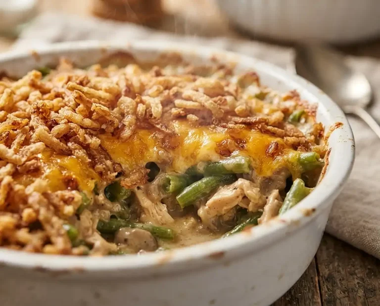 Creamy Green Bean Chicken Casserole