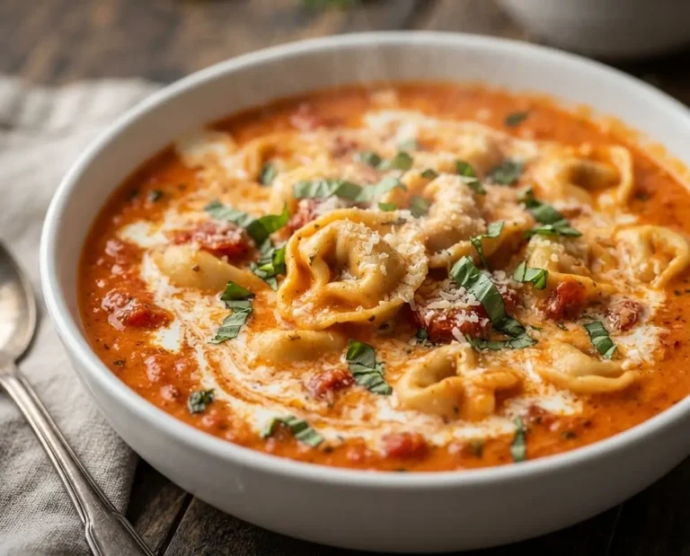 Taste with Purpose 10 Creamy Roasted Tomato Tortellini Soup