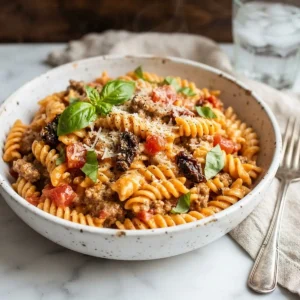 Creamy Sun-Dried Tomato Beef Pasta 5 Creamy Sun-Dried Tomato Beef Pasta