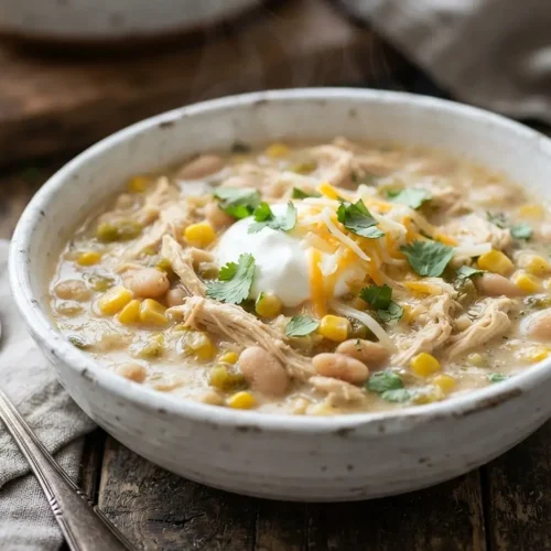 Creamy White Chicken Chili with Corn 5 Creamy White Chicken Chili with Corn
