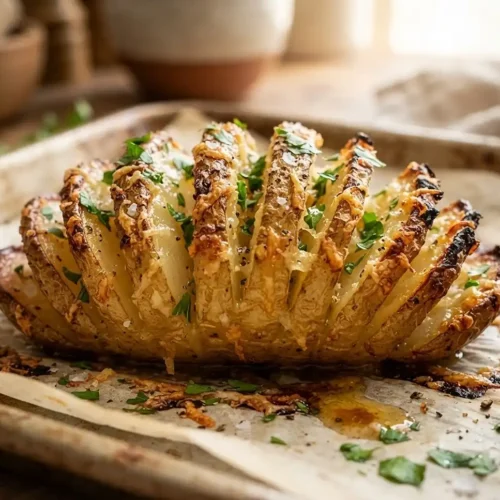 Crispy Parmesan Accordion Potatoes