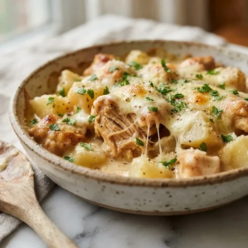 Crockpot Garlic Parmesan Chicken and Potatoes 5 Crockpot Garlic Parmesan Chicken and Potatoes