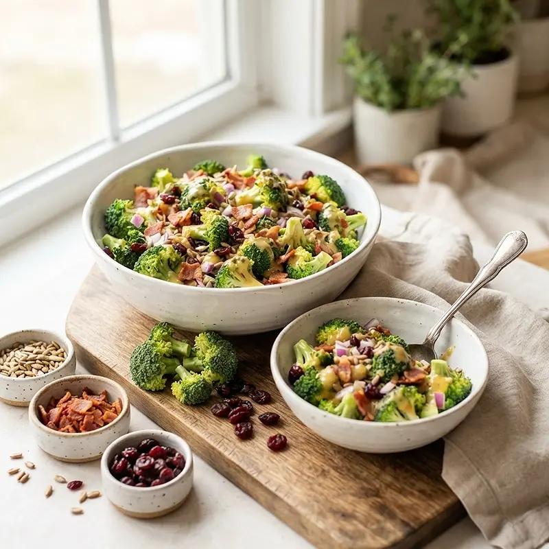Honey Mustard Broccoli Salad RECIPE