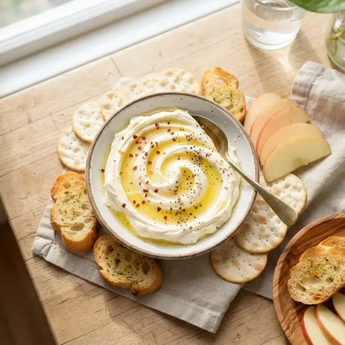 Honey Whipped Goat Cheese Bites 5 Honey Whipped Goat Cheese Bites