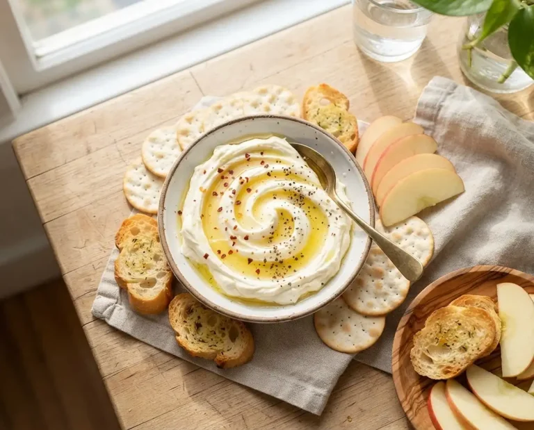 Honey Whipped Goat Cheese Bites