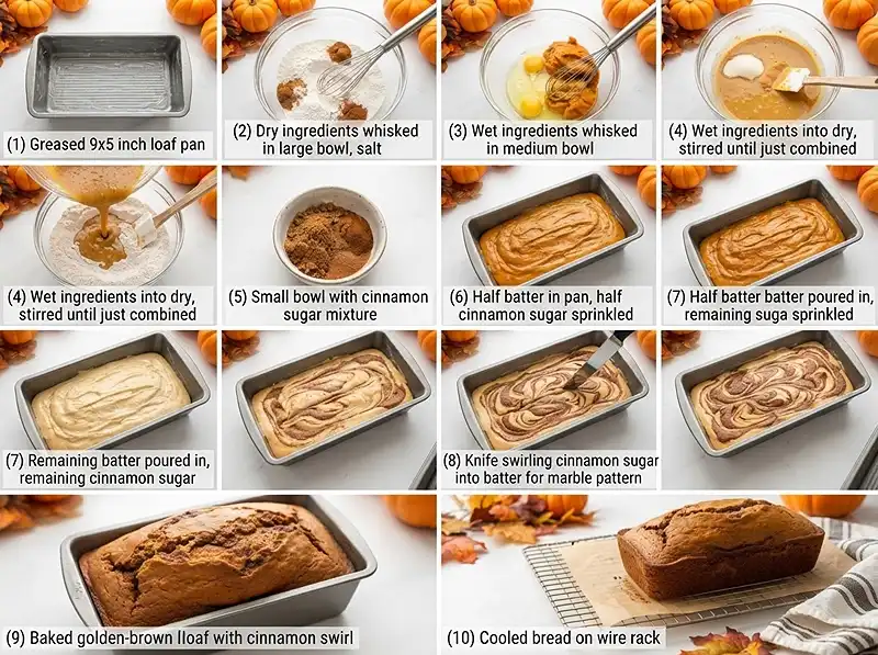 How to Make Classic Cinnamon Swirl Pumpkin Bread
