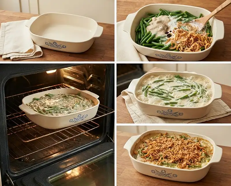 Classic Green Bean Casserole from Scratch 4 How to Make Classic Green Bean Casserole from Scratch