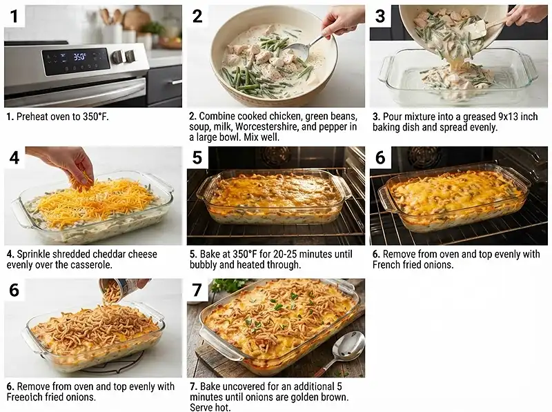 Green Bean Chicken Casserole 4 How to Make Creamy Green Bean Chicken Casserole