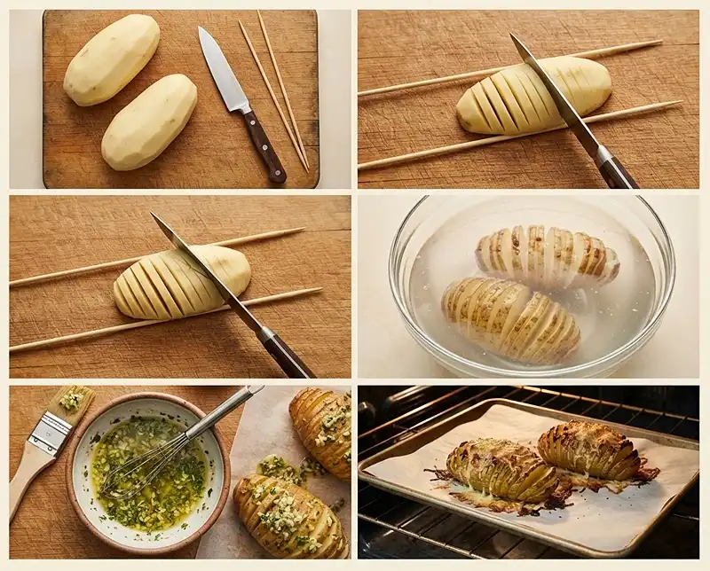 How to Make Crispy Parmesan Accordion Potatoes