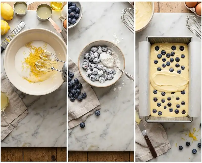 Greek Yogurt Lemon Blueberry Loaf 4 How to Make Greek Yogurt Lemon Blueberry Loaf