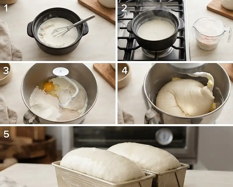 Japanese Milk Bread (Shokupan) 4 How to Make Japanese Milk Bread