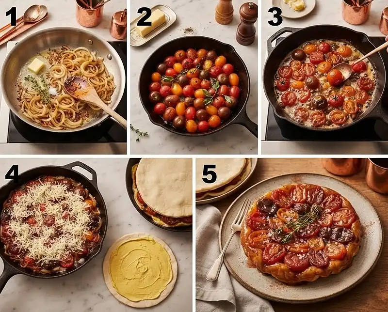 Tomato Tarte Tatin 4 How to Make Tomato Tarte Tatin