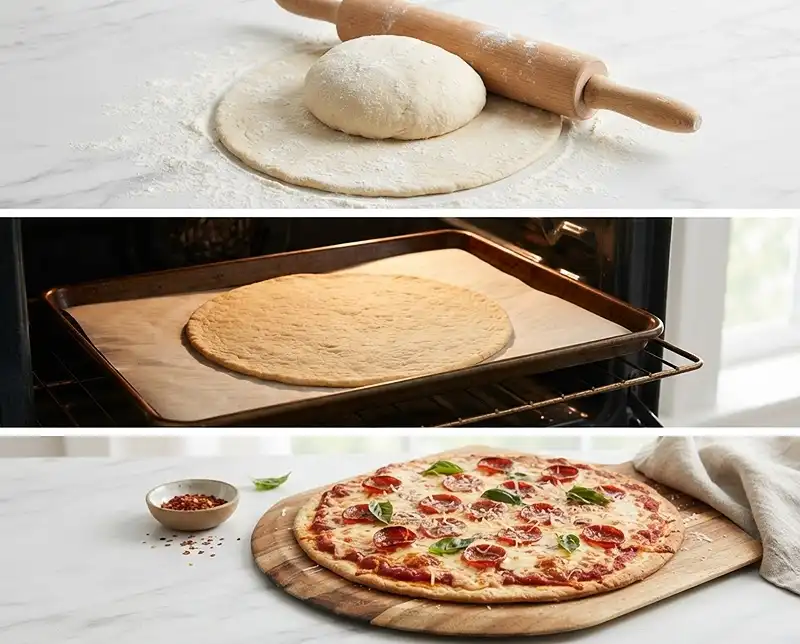 How to Make high protein cottage cheese pizza crust​