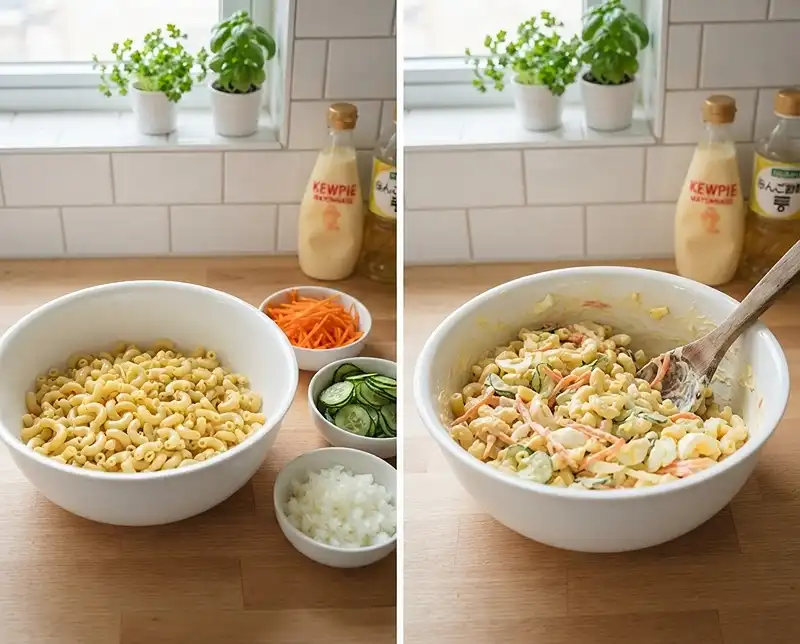 Japanese Potato Macaroni Salad 4 How to Make japanese potato macaroni salad