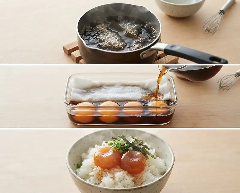 How to make soy cured egg yolk recipe​​