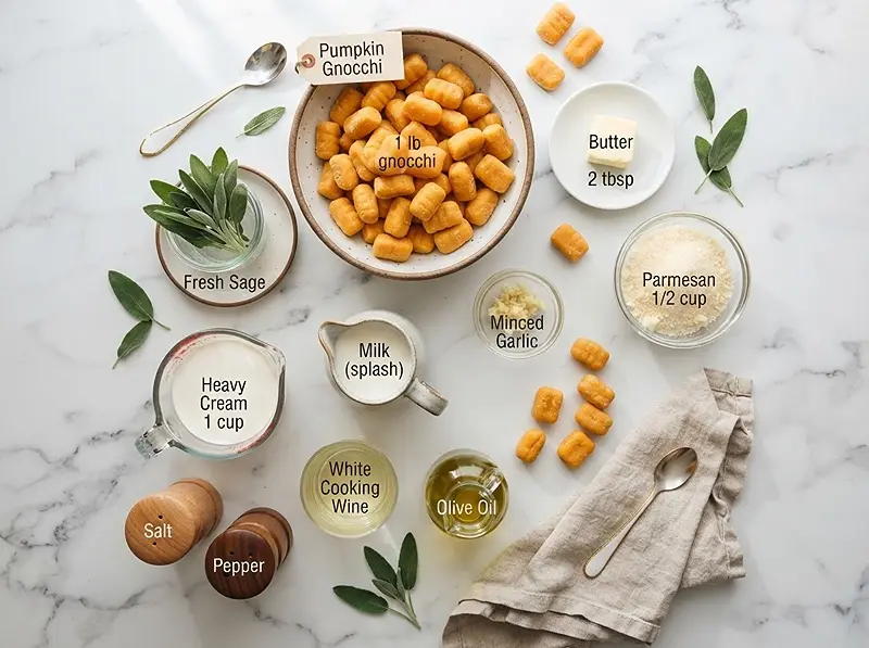 ING Creamy Pumpkin Gnocchi with Sage