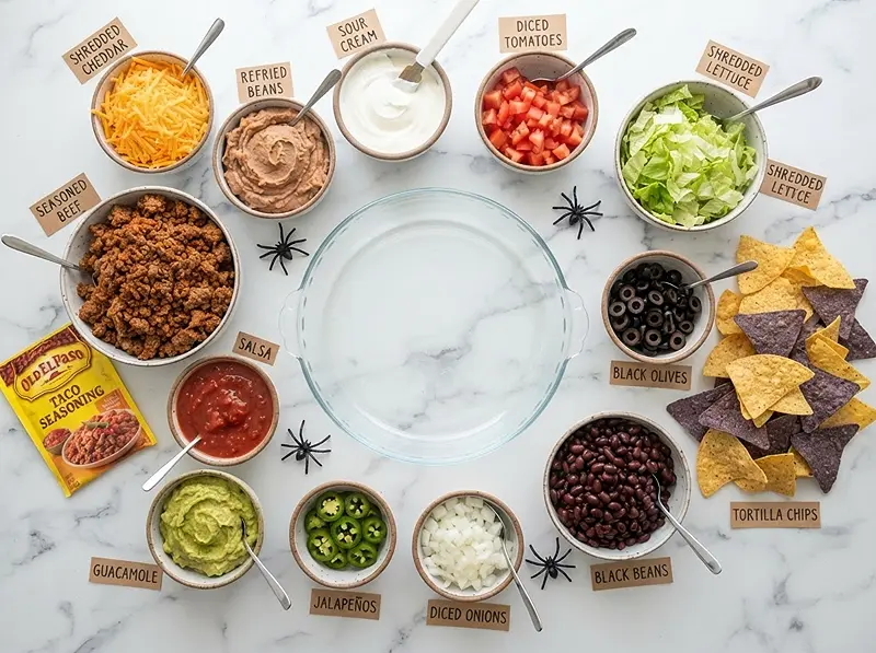 ING Spider Web Taco Dip