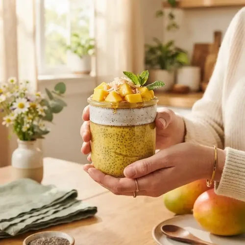 Mango Coconut Chia Recovery Cups 5 Mango Coconut Chia Recovery Cups