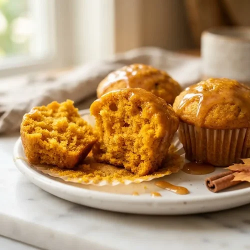 Maple Glazed Pumpkin Muffins Recipe 5 Maple Glazed Pumpkin Muffins