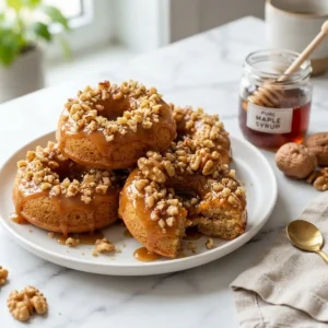 Maple Walnut Baked Donuts 5 Maple Walnut Baked Donuts