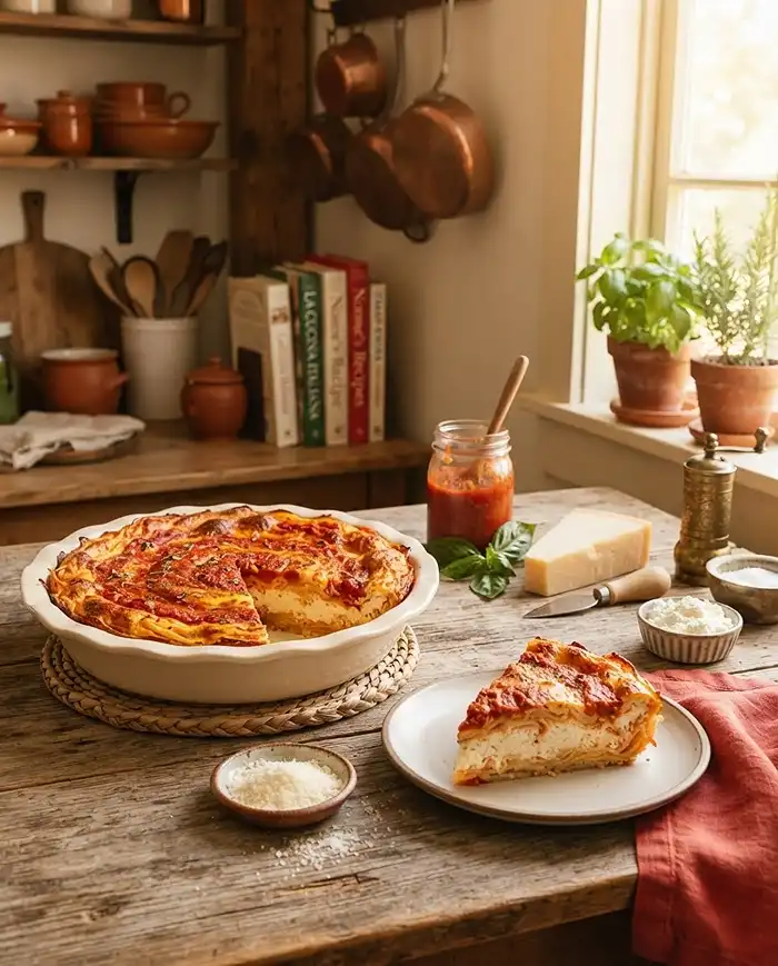 Spaghetti Pie 5 Million Dollar Baked Spaghetti