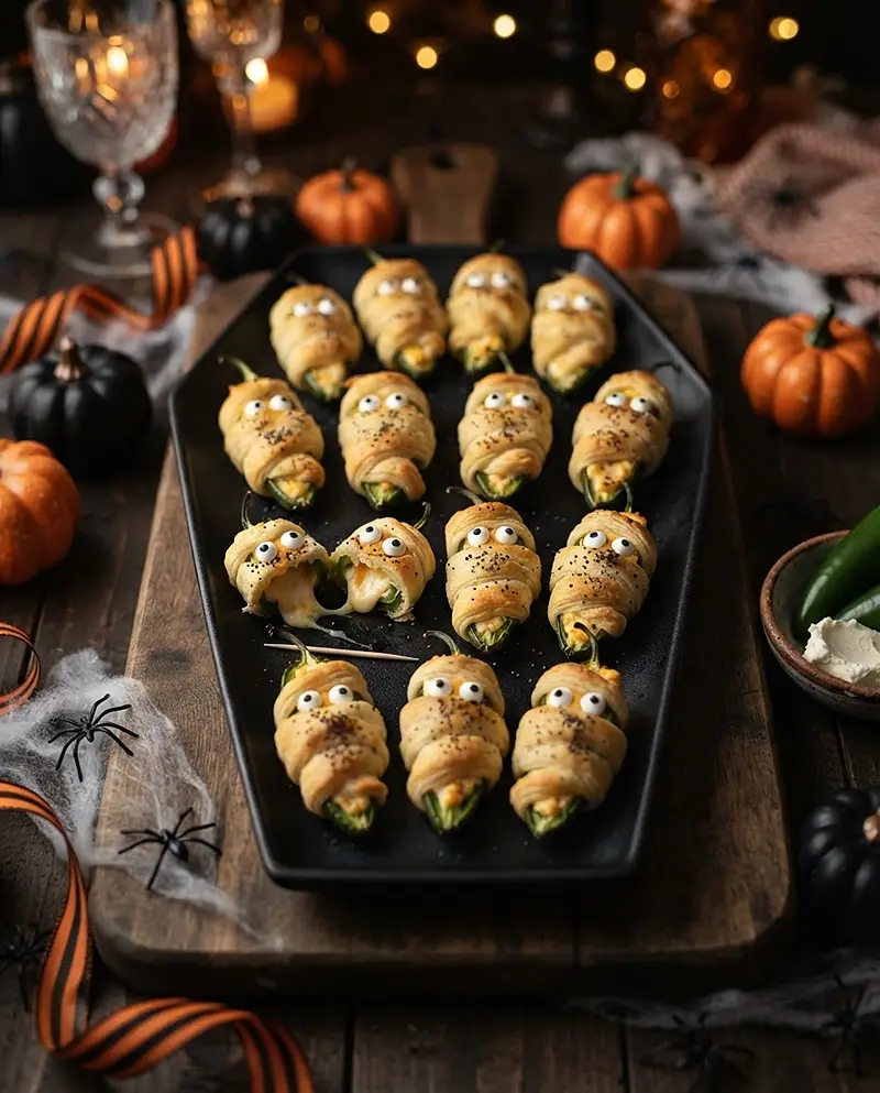 Mummy Jalapeno Poppers RECIPE