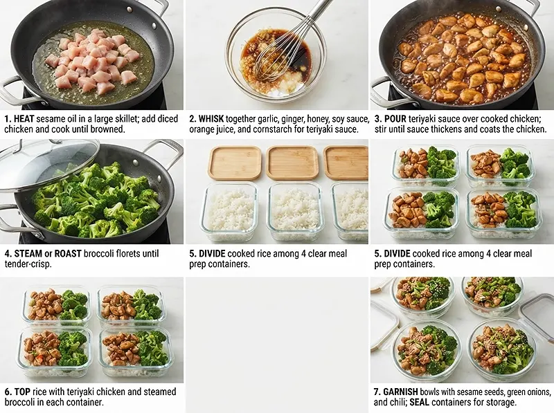 Chicken Teriyaki Rice Bowl Meal Prep 3 PRE Chicken Teriyaki Rice Bowl Meal Prep
