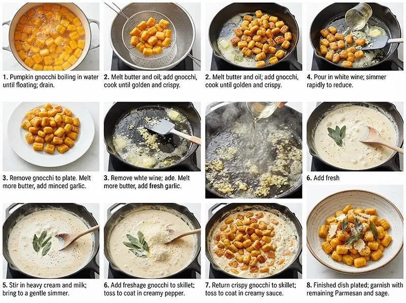 PRE Creamy Pumpkin Gnocchi with Sage